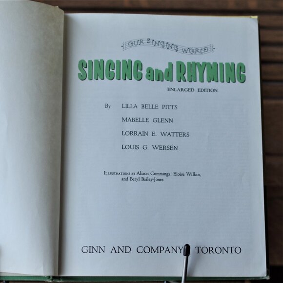 Vintage Music Primer, Singing and Rhyming: Our Singing World, Ginn and Company - Picture 3 of 10